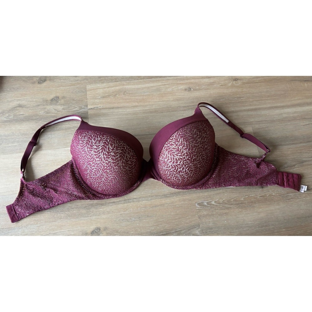 Victoria's Secret Body by Victoria Perfect Shape Bra 36DDD‎ Burgundy
